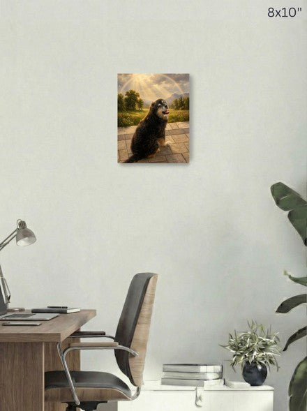Canvas 8x10 room mockup