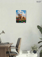 Canvas 8x10 room mockup
