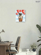 Canvas 8x10 room mockup