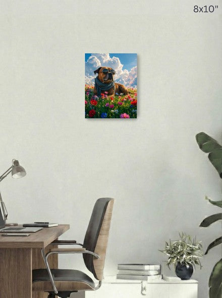 Canvas 8x10 room mockup
