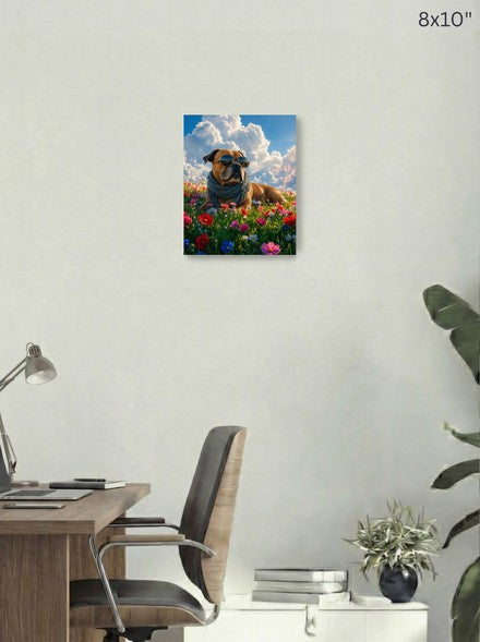 Canvas 8x10 room mockup