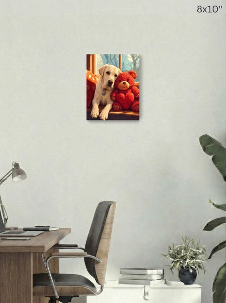 Canvas 8x10 room mockup