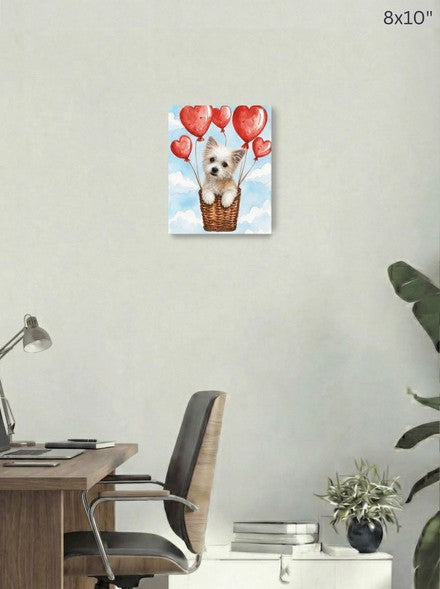 Canvas 8x10 room mockup