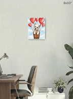 Canvas 8x10 room mockup