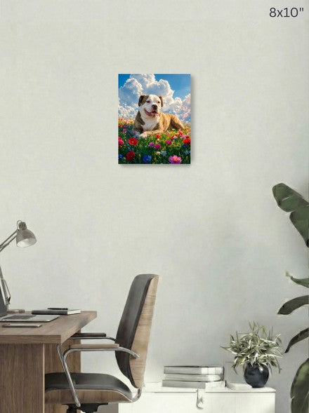 Canvas 8x10 room mockup