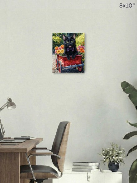 Canvas 8x10 room mockup
