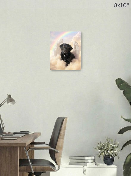 Canvas 8x10 room mockup