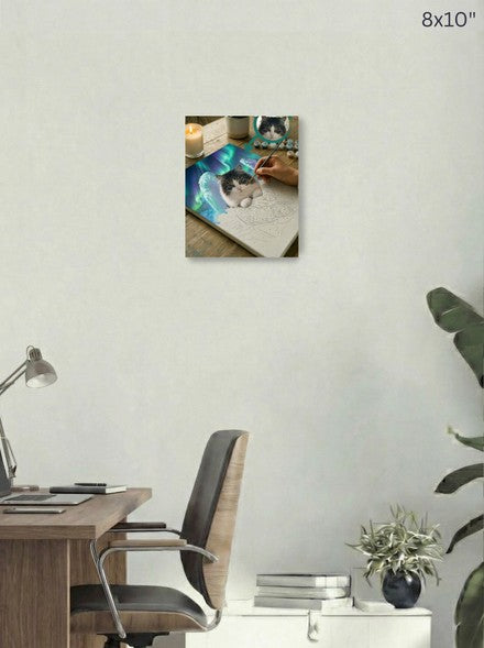 Canvas 8x10 room mockup