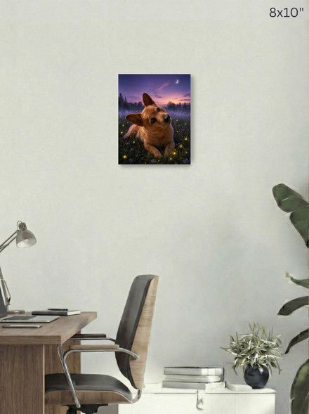 Canvas 8x10 room mockup