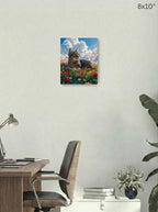 Canvas 8x10 room mockup