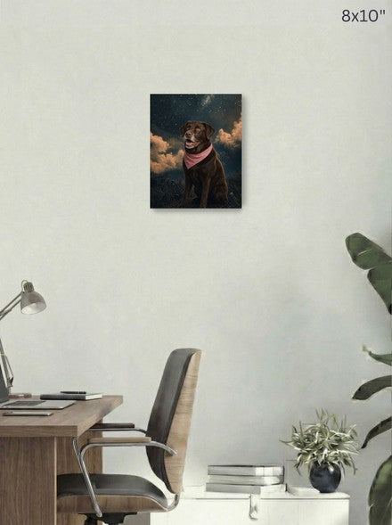 Canvas 8x10 room mockup