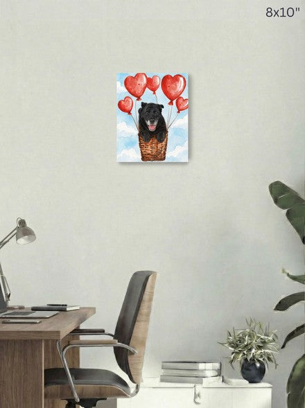 Canvas 8x10 room mockup