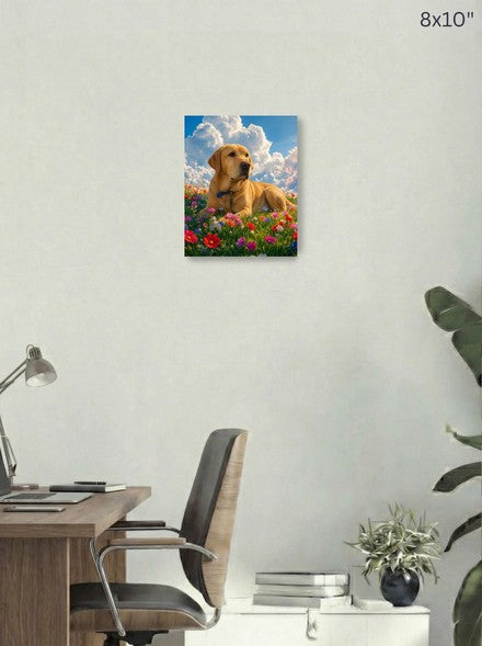 Canvas 8x10 room mockup