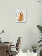 Canvas 8x10 room mockup