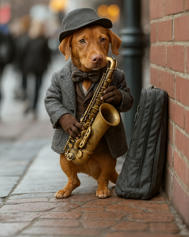 Saxophone Street Serenade