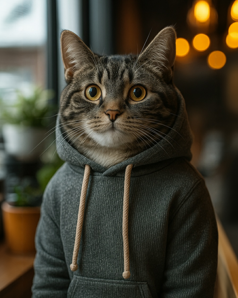 Hoodie Café Vibes