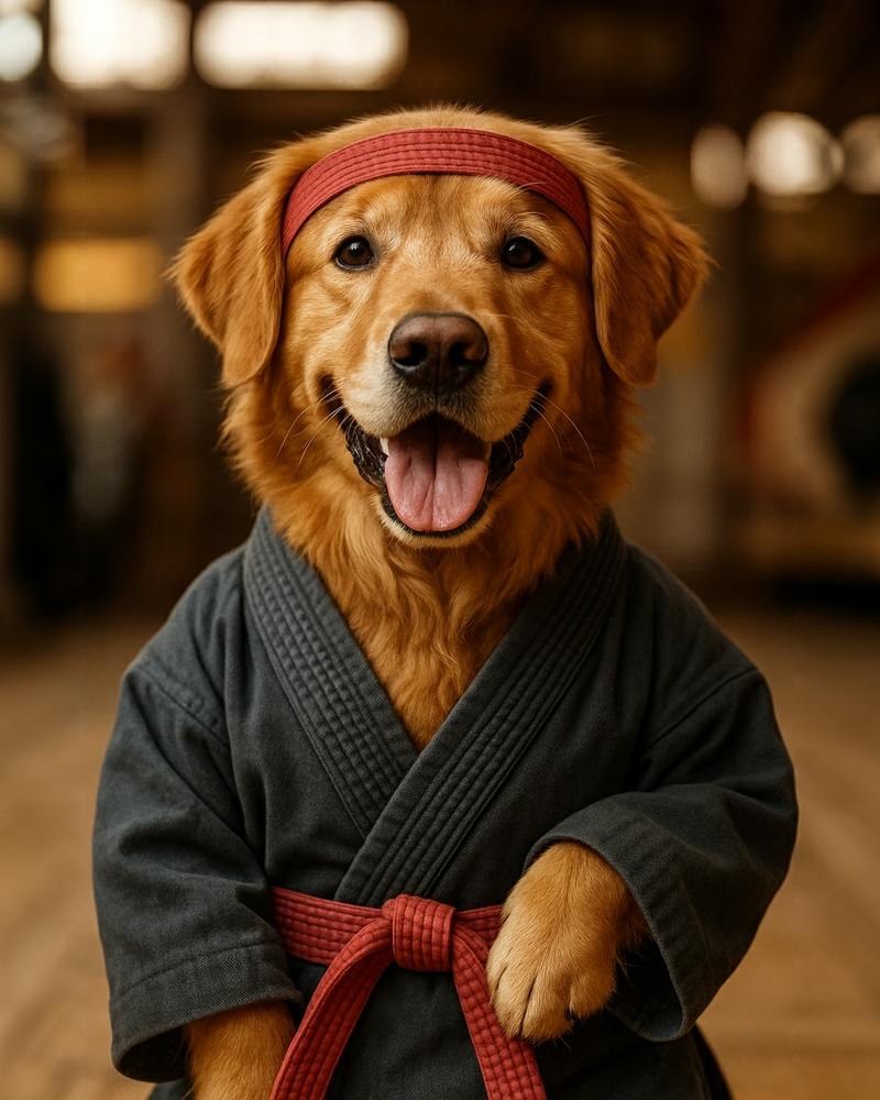 Karate Sensei Pup