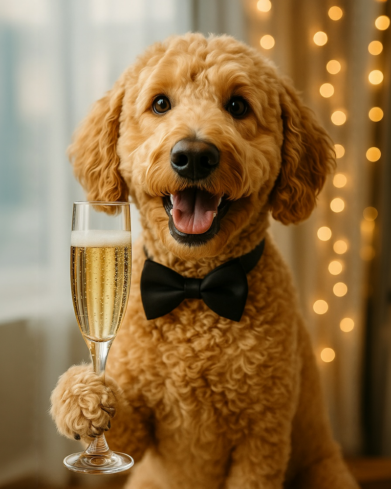 Champagne Toast Pup