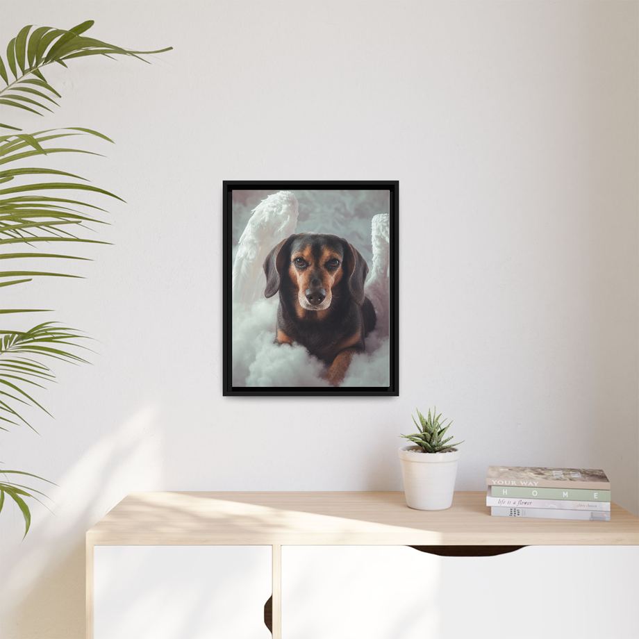 Framed 16x20 Black context