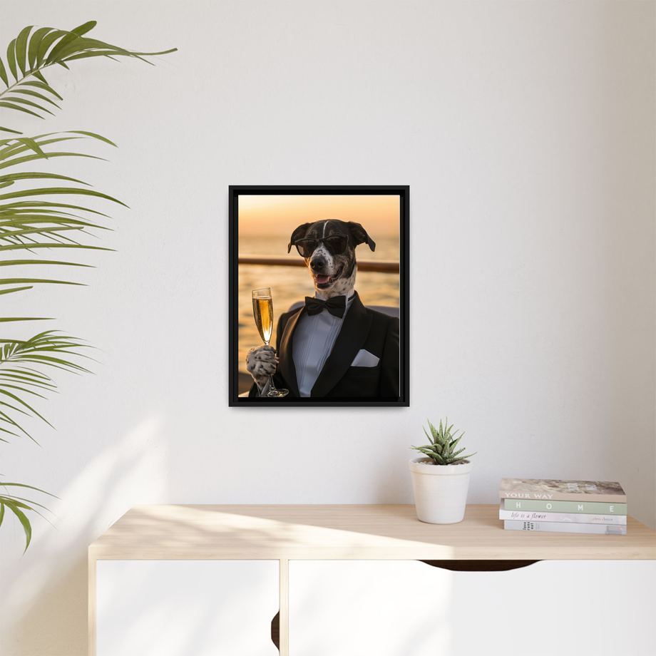 Framed 16x20 Black context