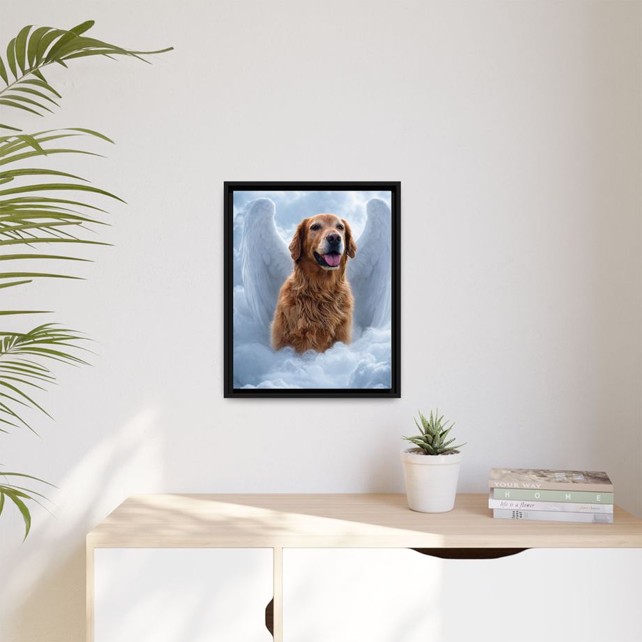 Framed 16x20 Black context
