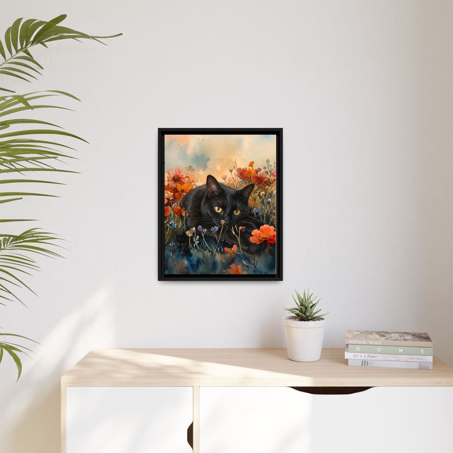 Framed 16x20 Black context