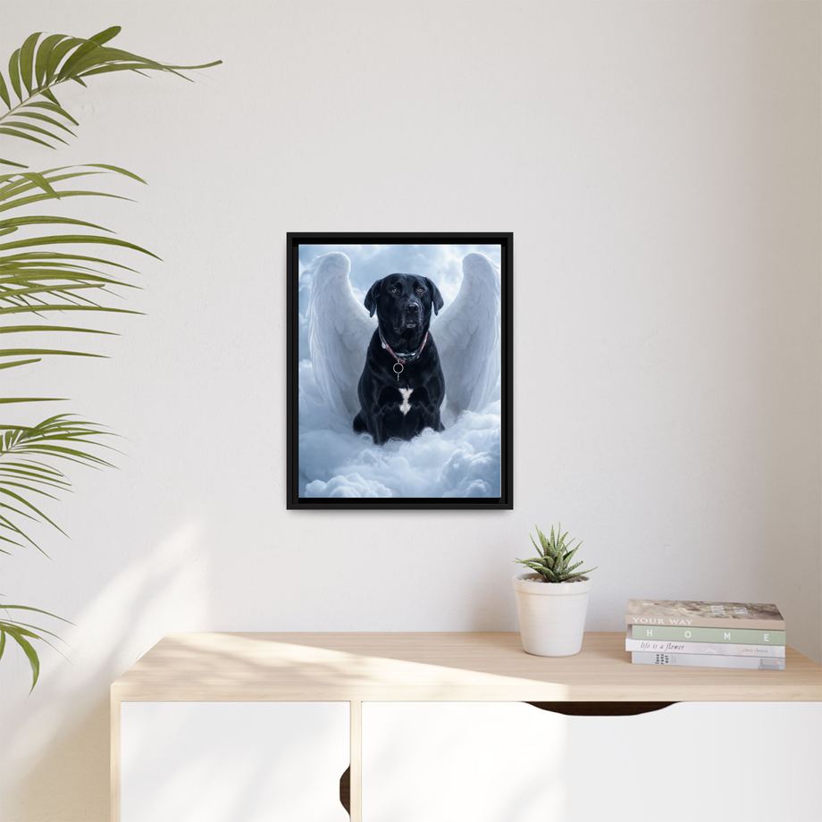 Framed 16x20 Black context