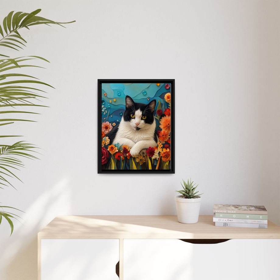 Framed 16x20 Black context
