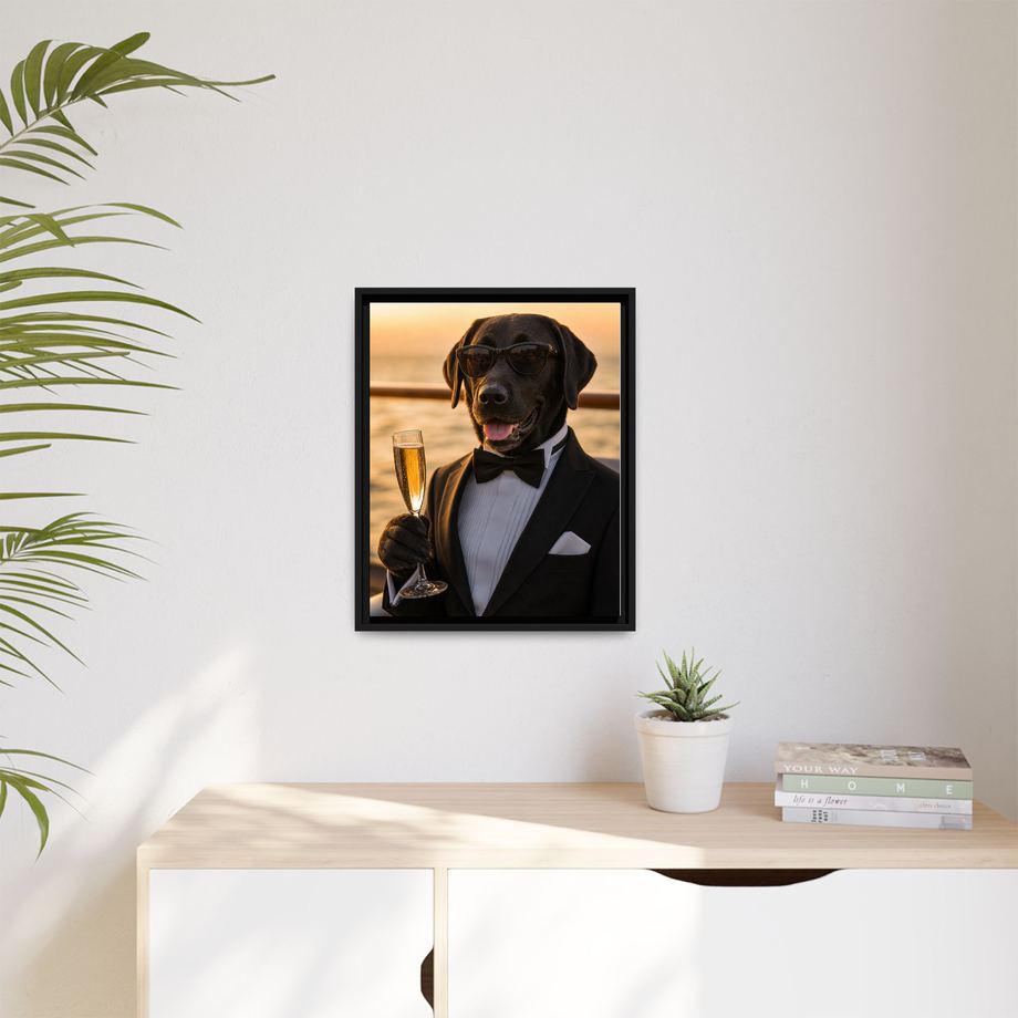 Framed 16x20 Black context