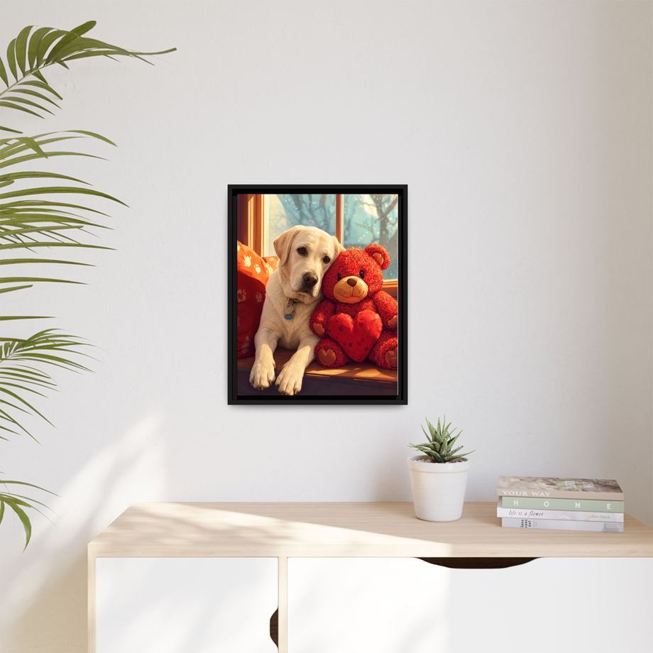 Framed 16x20 Black context