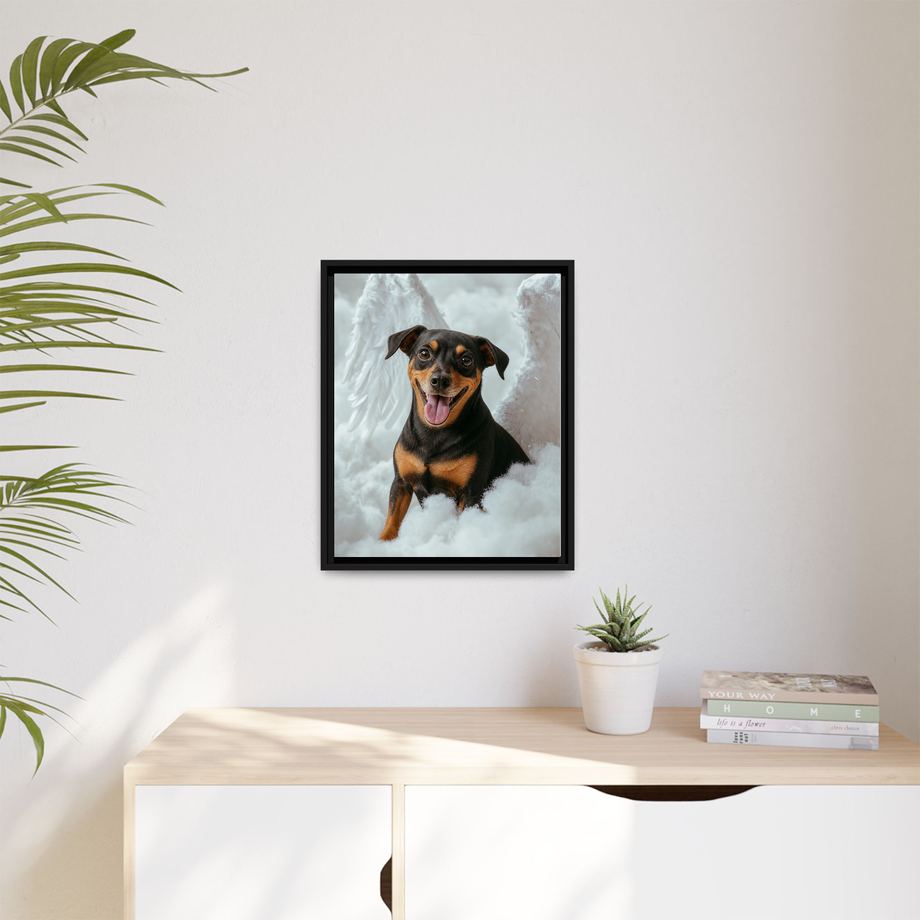 Framed 16x20 Black context