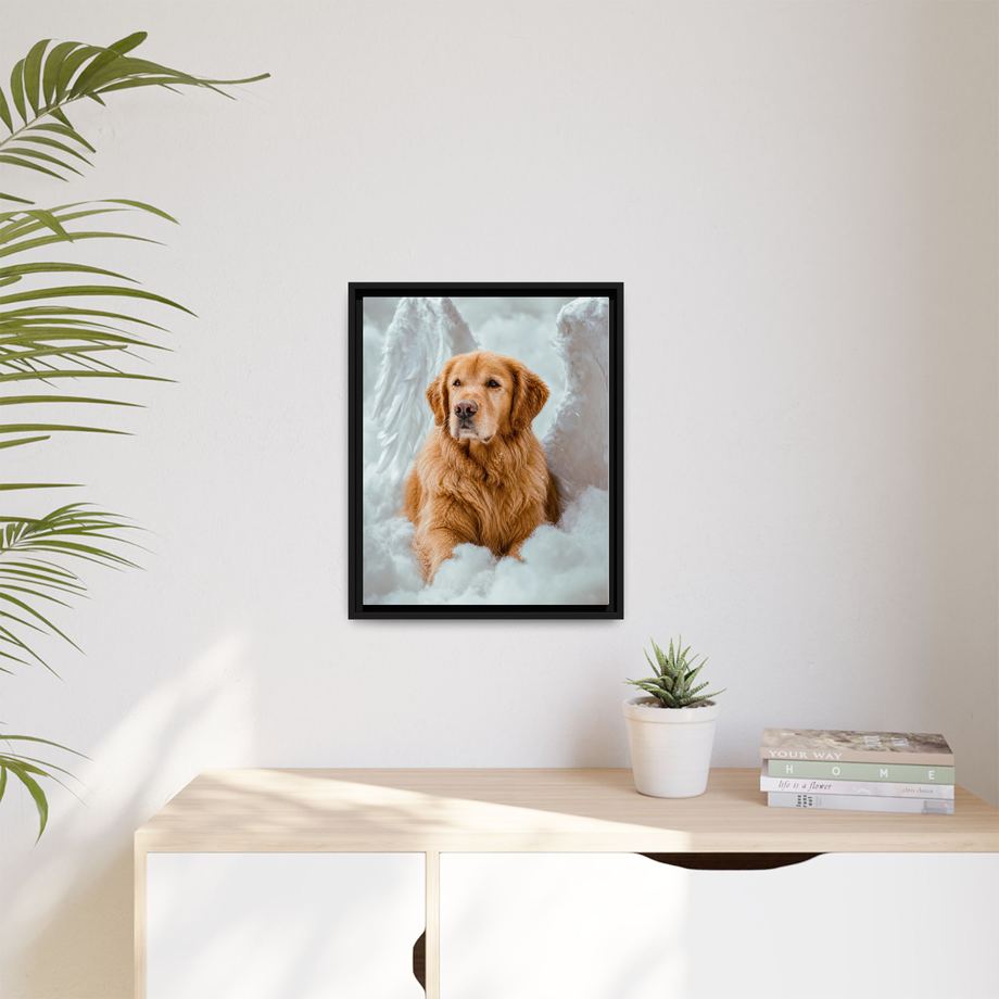 Framed 16x20 Black context
