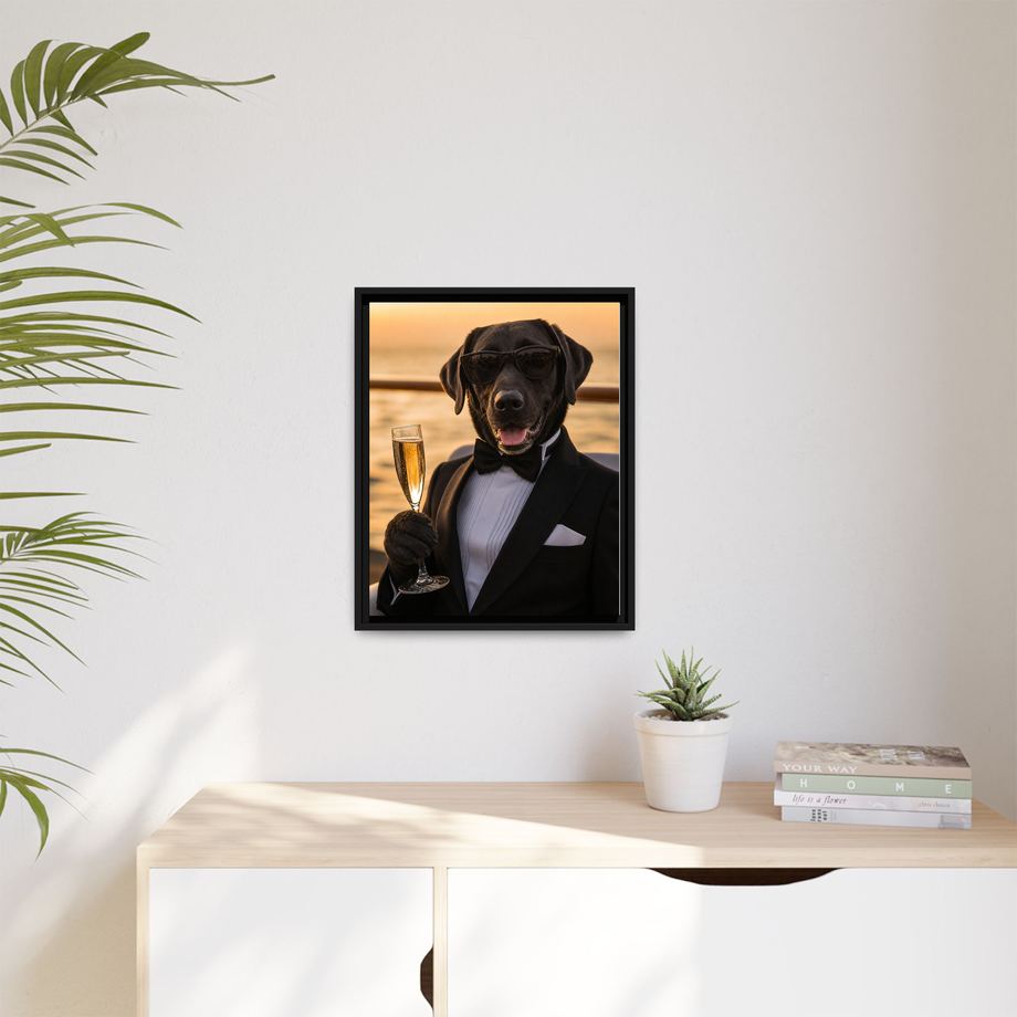 Framed 16x20 Black context