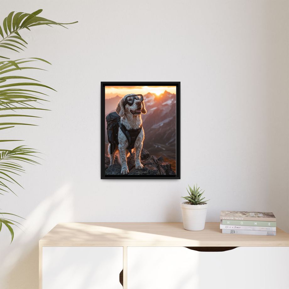Framed 16x20 Black context