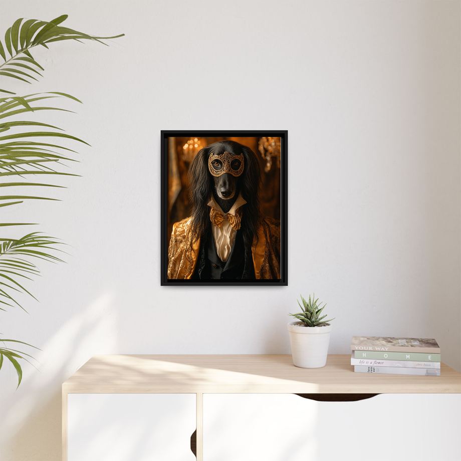 Framed 16x20 Black context