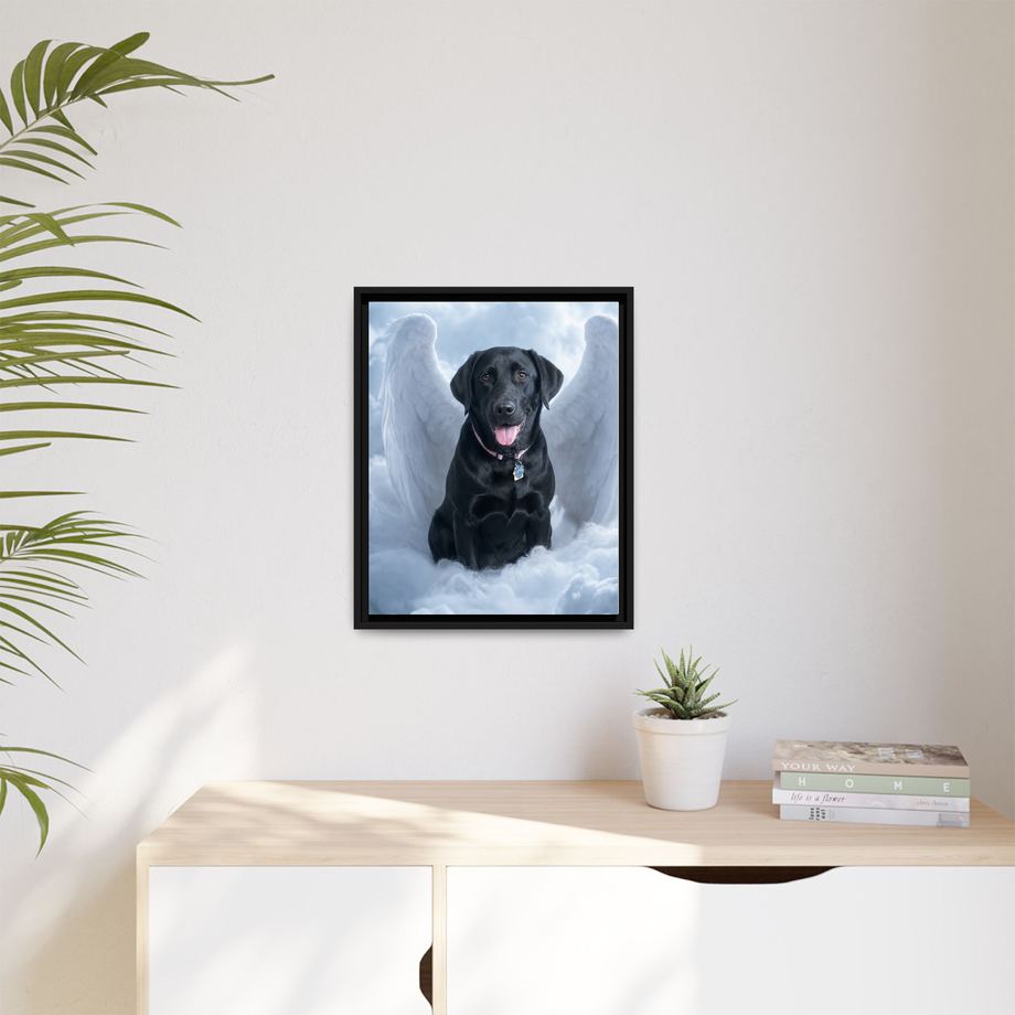 Framed 16x20 Black context