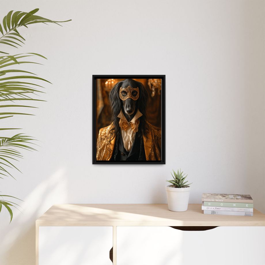 Framed 16x20 Black context
