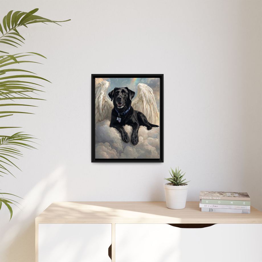 Framed 16x20 Black context