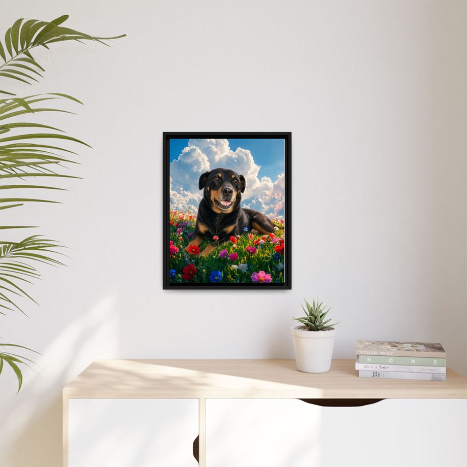 Framed 16x20 Black context