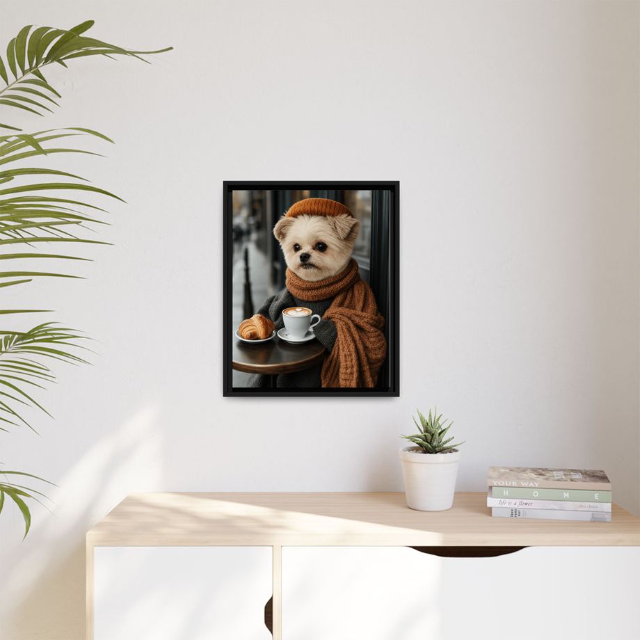 Framed 16x20 Black context
