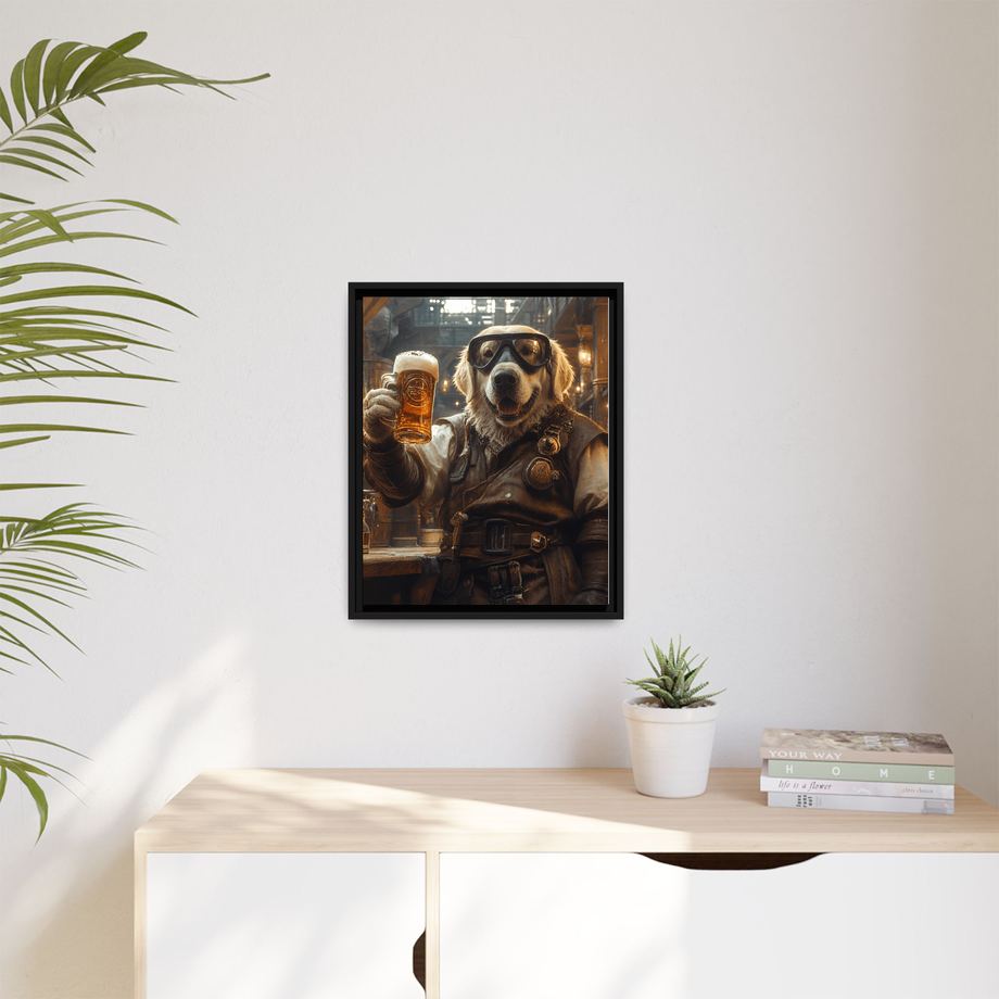 Framed 16x20 Black context