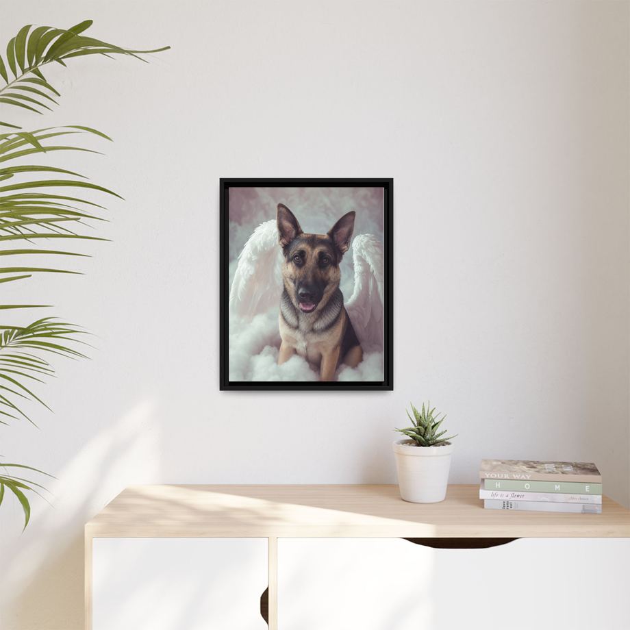 Framed 16x20 Black context