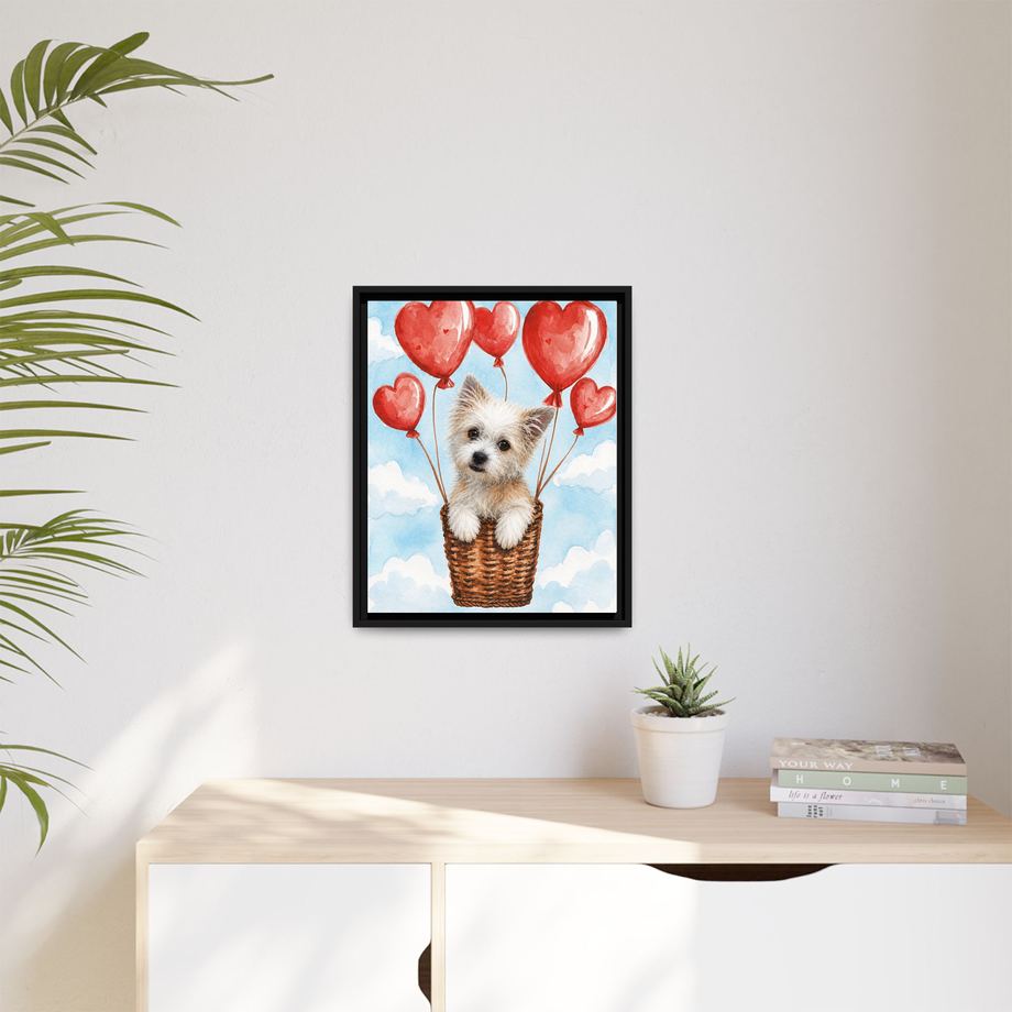 Framed 16x20 Black context