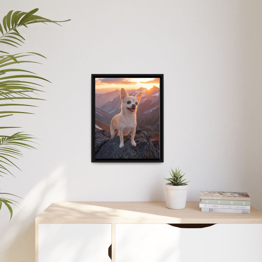 Framed 16x20 Black context