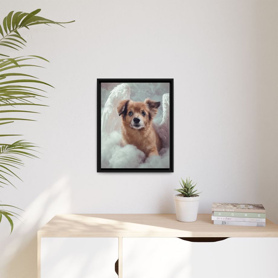 Framed 16x20 Black context