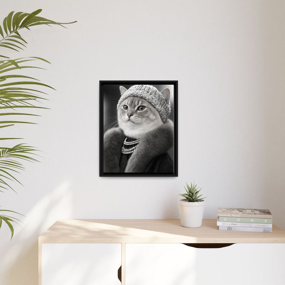 Framed 16x20 Black context