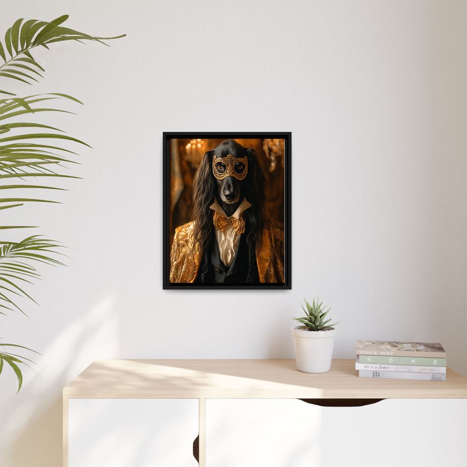 Framed 16x20 Black context