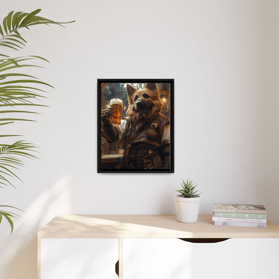 Framed 16x20 Black context