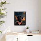 Framed 16x20 Black context