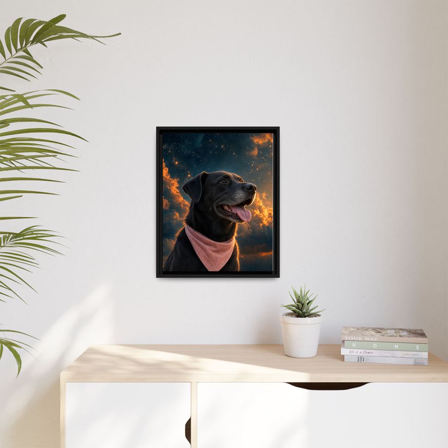 Framed 16x20 Black context